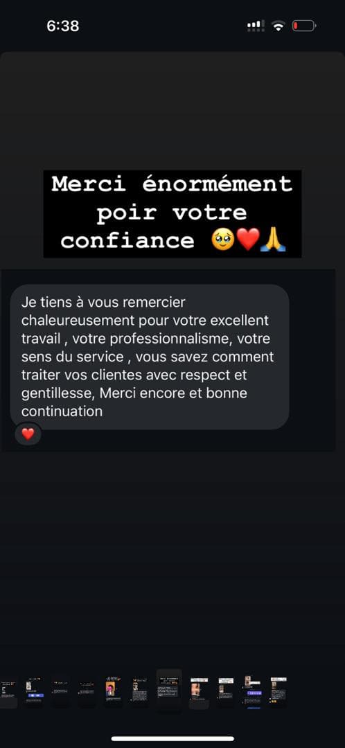 Cliente satisfaite 6